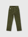 Khaki Straight Fit Cords