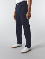 Navy Straight Fit Cords