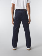 Navy Straight Fit Cords