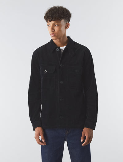 Black Reed Corduroy Overshirt