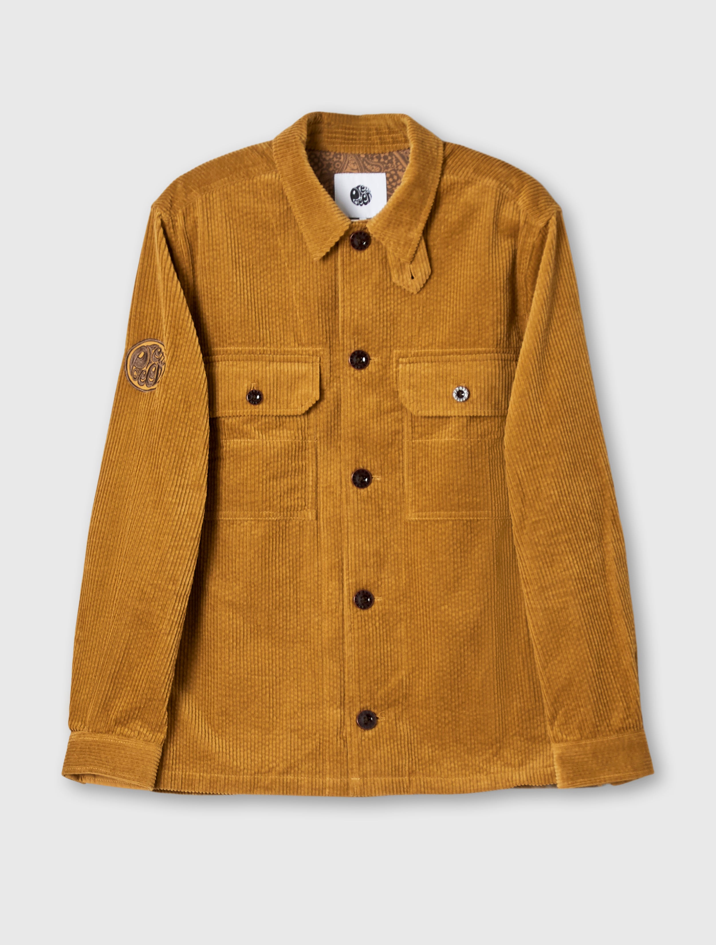 Brown Reed Corduroy Overshirt