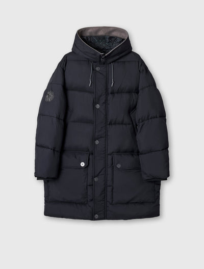 Black Mountfield Quilted Parka