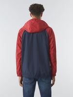 Navy Travis Colourblock Overhead Jacket