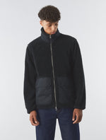 Black Wonderwall Borg Jacket