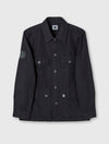 Black Felps Garment Dyed Overshirt