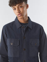 Navy Mountfield Overshirt