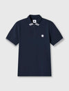 Navy Mountfield Zip Polo