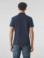 Navy Mountfield Zip Polo