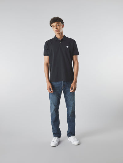 Black Jerry Jersey Polo