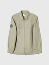 Khaki Armstrong Zip Overshirt