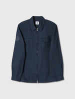 Navy Armstrong Zip Overshirt