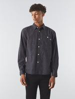 Black Tonal Paisley Shirt