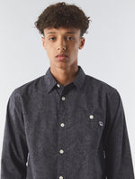 Black Tonal Paisley Shirt