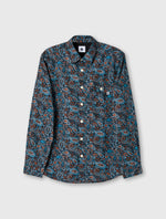 Dark Grey Wonderwall Paisley Shirt