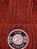 Red Live Forever Bobble Hat