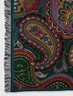 Multi 15th Anniversary Paisley Blanket