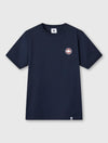 Navy Live Forever Badge Tshirt