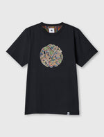 Black 15th Anniversary Paisley Logo T-shirt