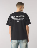 Black Live Forever Text T-Shirt