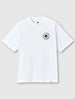 White Live Forever Text Logo T-Shirt