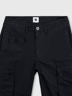 Black Heathen Cargo Trousers