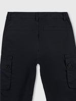 Black Heathen Cargo Trousers