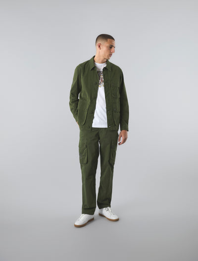 Khaki Heathen Cargo Trousers