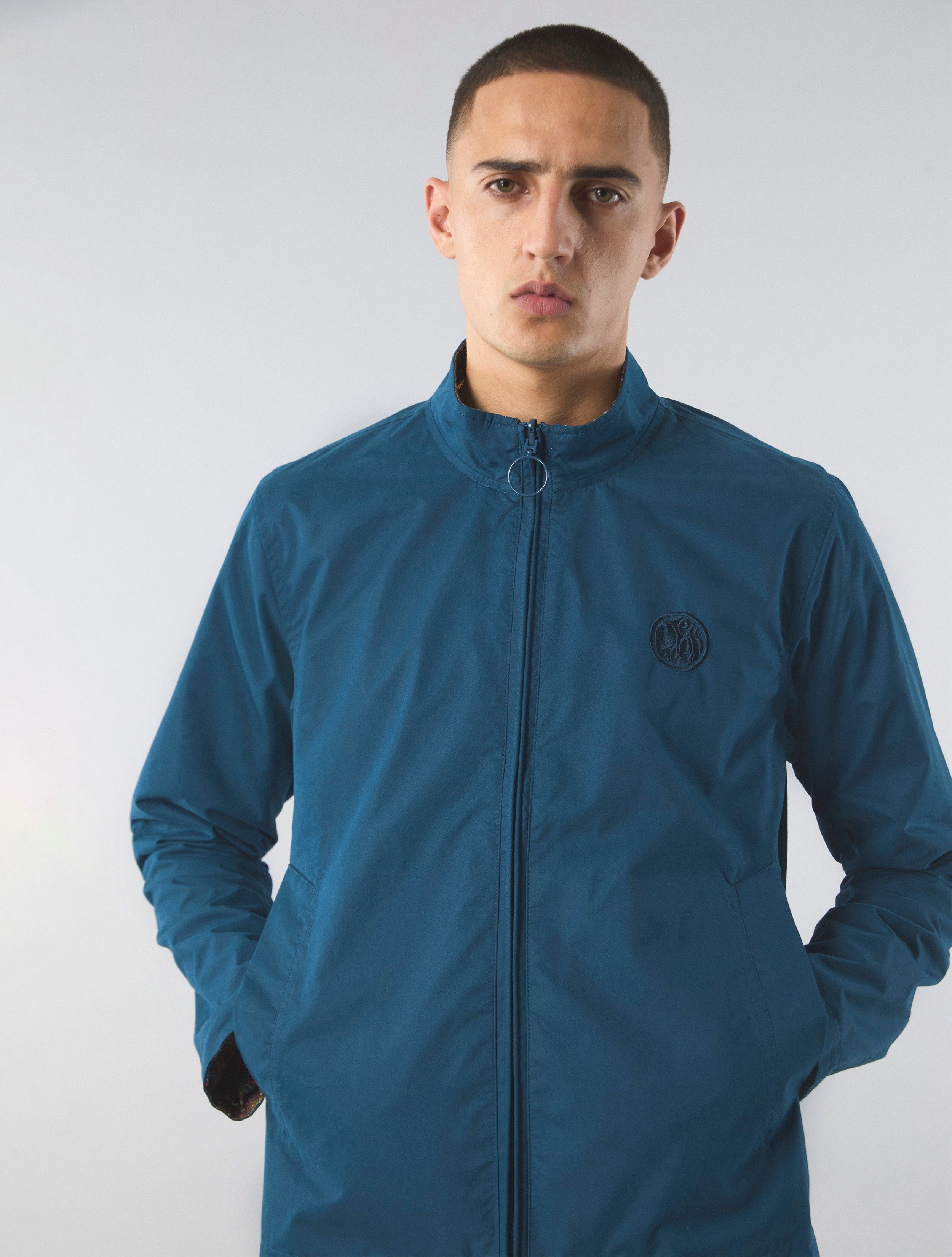 Pretty green blue parka best sale