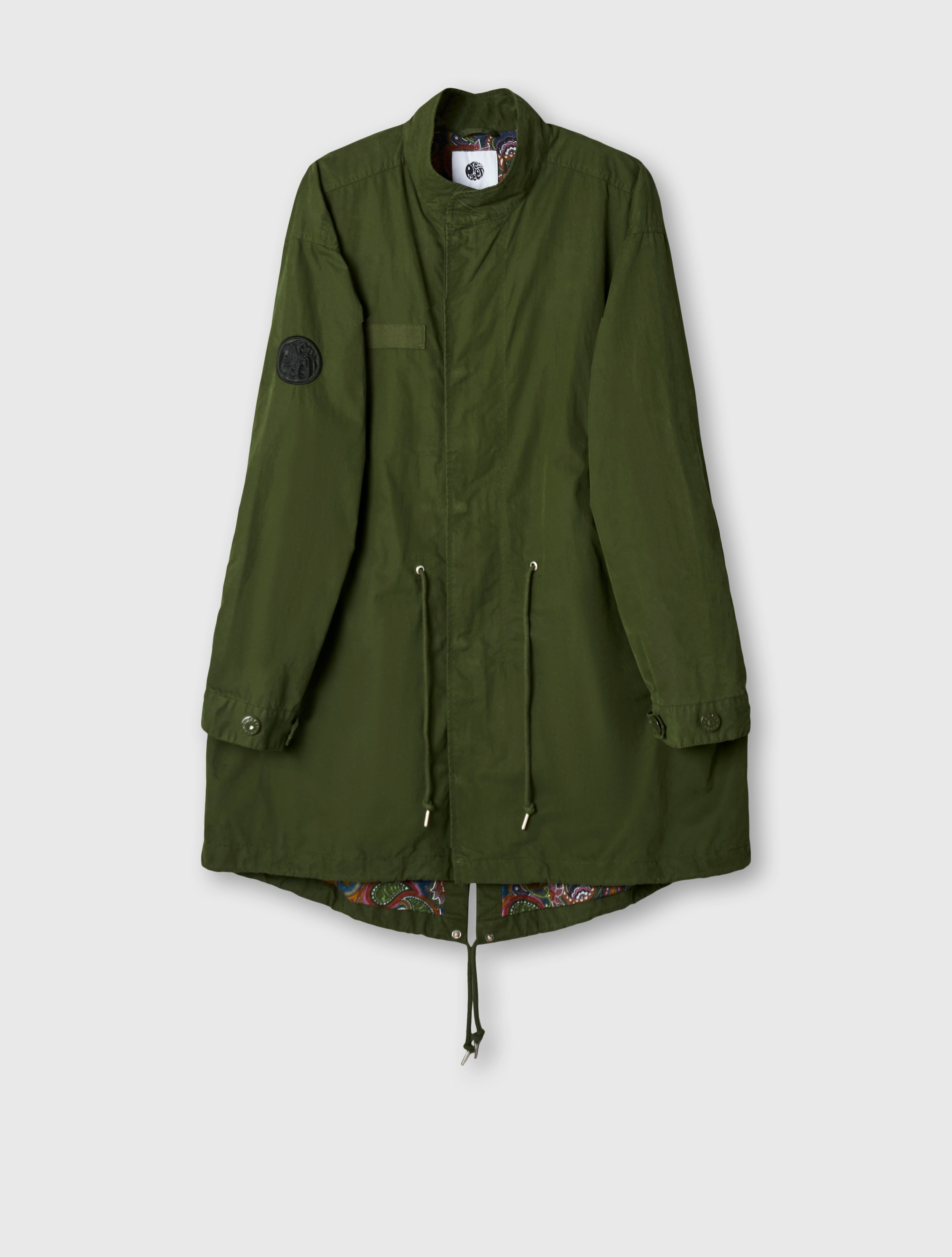 Pretty green parka union jack hotsell