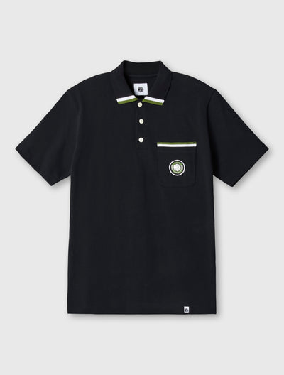 Black Live Forever Pocket Polo