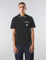 Black Live Forever Pocket Polo