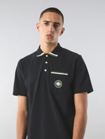 Black Live Forever Pocket Polo