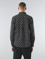 Black Maddox Paisley Motif Shirt