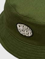 Khaki Reversible Paisley Bucket Hat