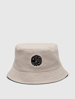 Light Grey Reversible Paisley Bucket Hat