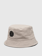 Light Grey Reversible Paisley Bucket Hat