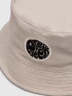 Light Grey Reversible Paisley Bucket Hat