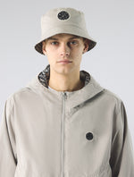 Light Grey Reversible Paisley Bucket Hat