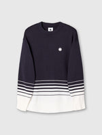 Navy Gradient Knit Jumper