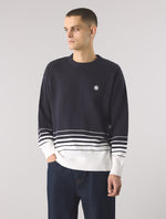 Navy Gradient Knit Jumper