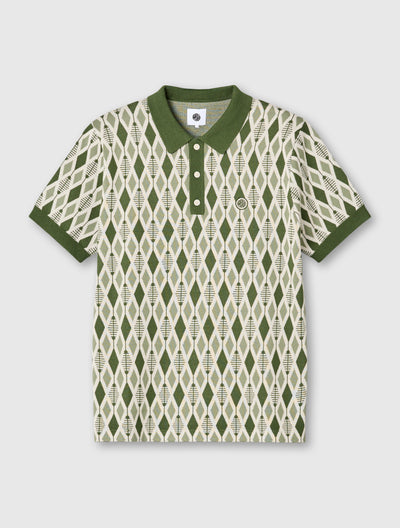 Green Tenor Knit Polo