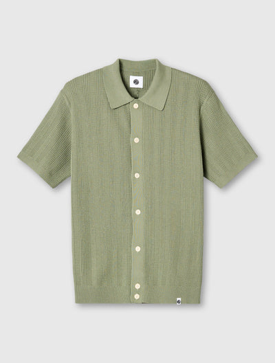 Green Barker Knit Shirt