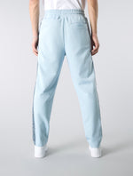 Light Blue Eclipse Paisley Tape Track Pants