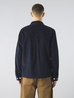 Navy Prestwich Cord Overshirt