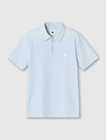 Light Blue Islington Zip Polo