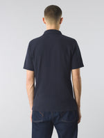 Navy Islington Zip Polo