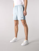 Light Blue Eclipse Paisey Tape Swim Shorts