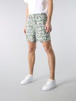 Stone Aquarelle Paisley Swim Shorts