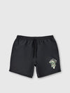 Black Aquarelle Swim Shorts