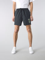 Black Aquarelle Swim Shorts